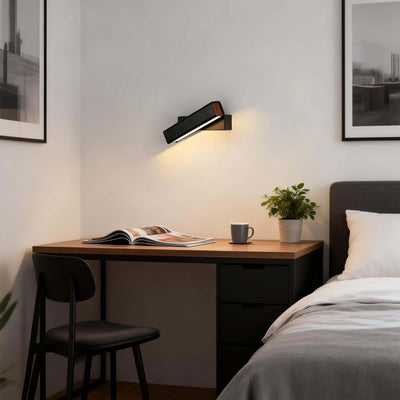 Lunavo Wall Lamp – Black Sconces Adjustable Wall Sconces | Rossolighting