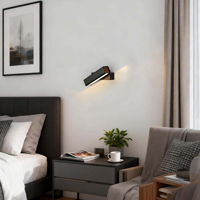 Lunavo Wall Lamp – Black Sconces Adjustable Wall Sconces | Rossolighting