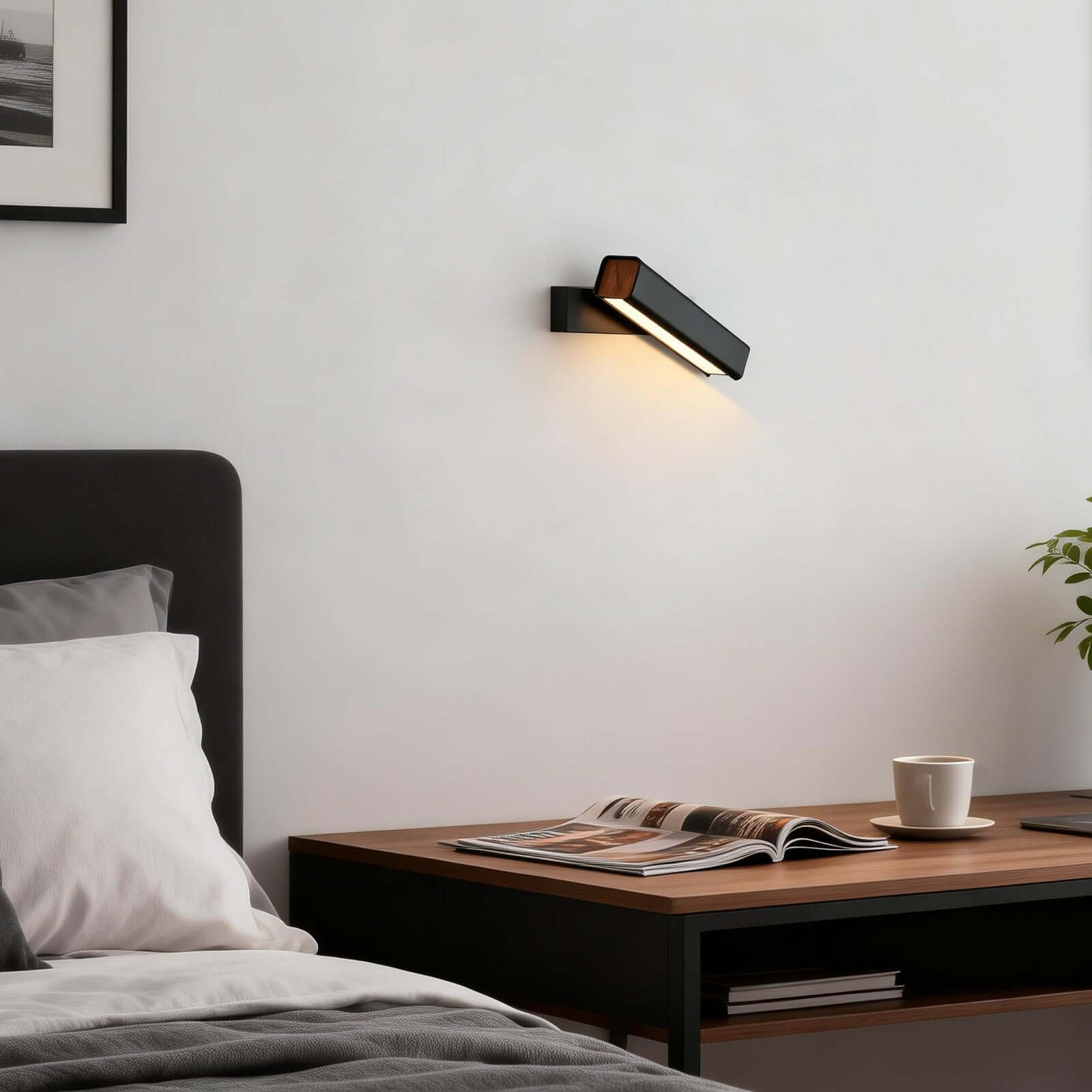Lunavo Wall Lamp – Black Sconces Adjustable Wall Sconces | Rossolighting