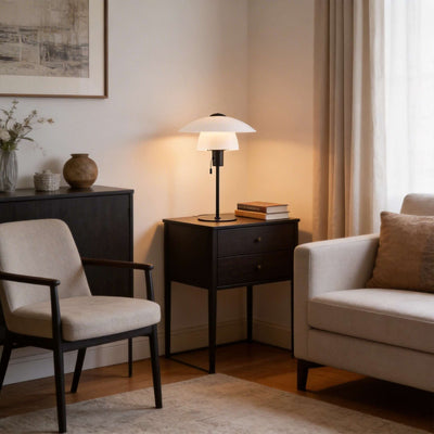 Lunera Table Lamp – Modern Entryway & Bedside Lamps for Any Room | Rossolighting