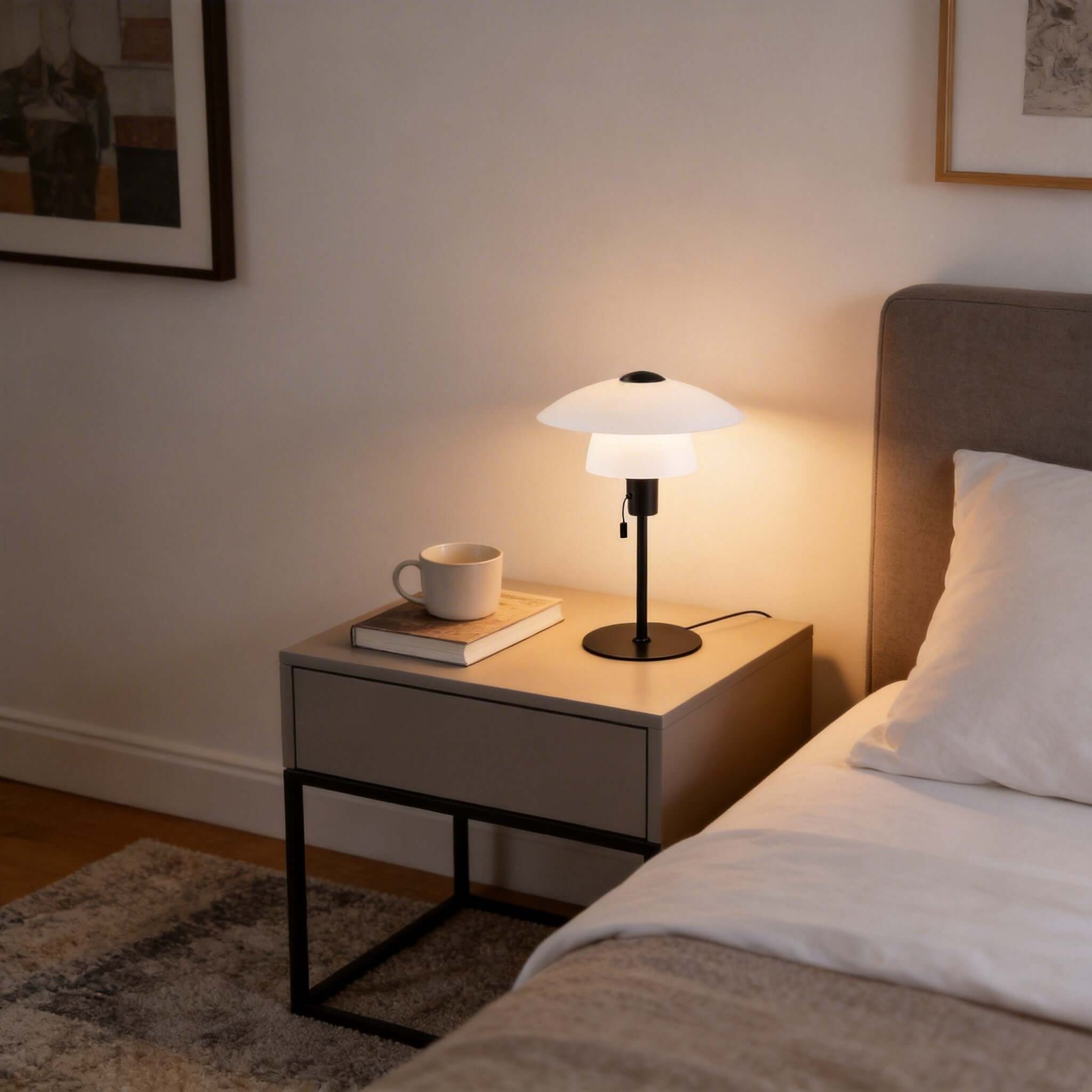 Lunera Table Lamp – Modern Entryway & Bedside Lamps for Any Room | Rossolighting
