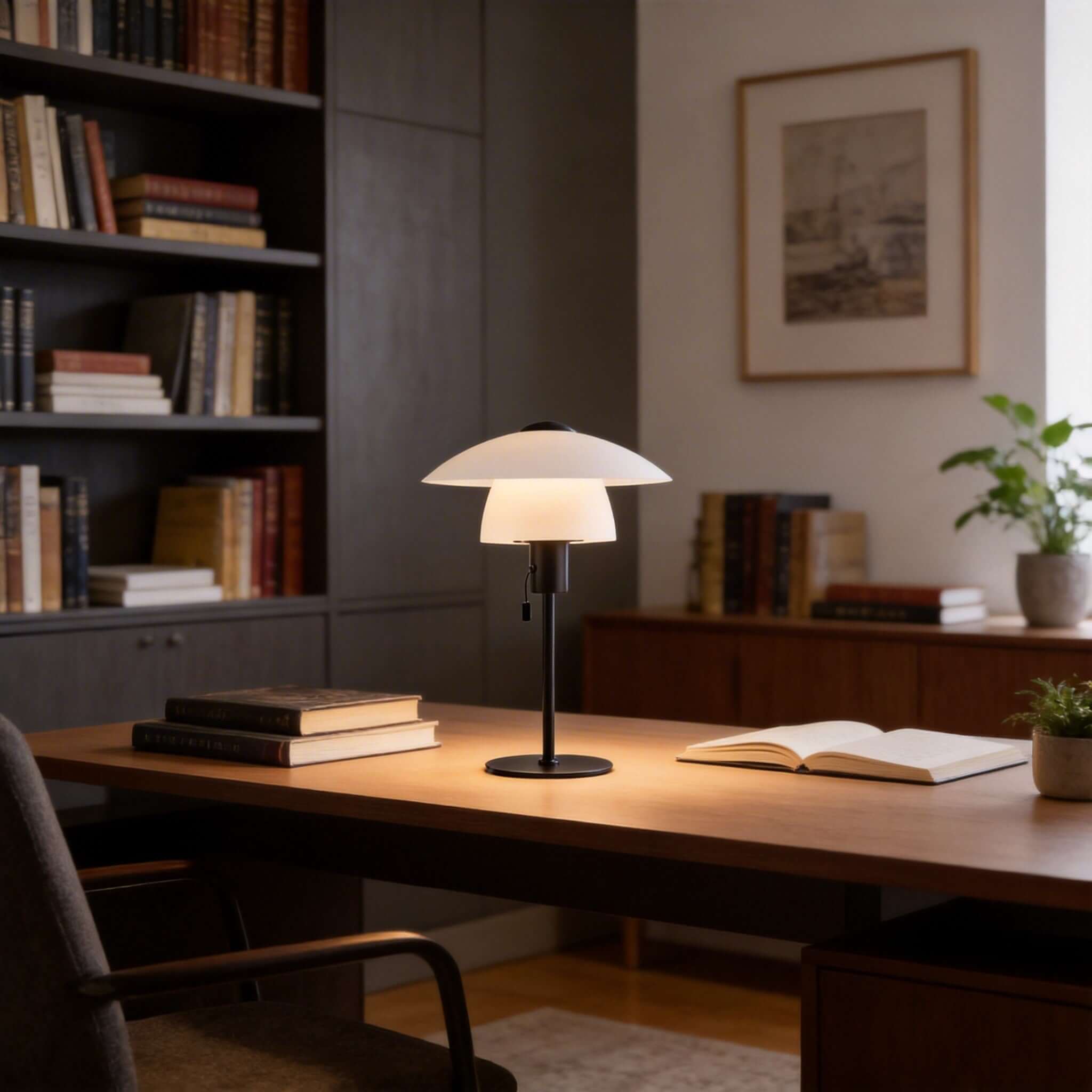 Lunera Table Lamp – Modern Entryway & Bedside Lamps for Any Room | Rossolighting