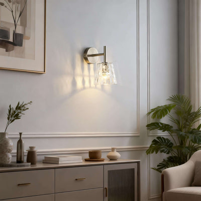 Lunexa Wall Lamp – Modern Glass Wall Sconce for Bedrooms | Rossolighting