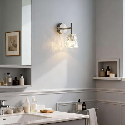 Lunexa Wall Lamp – Modern Glass Wall Sconce for Bedrooms | Rossolighting