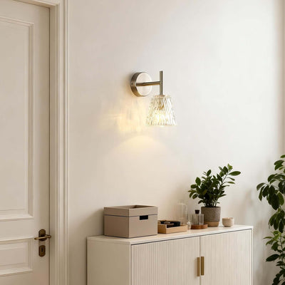 Lunexa Wall Lamp – Modern Glass Wall Sconce for Bedrooms | Rossolighting