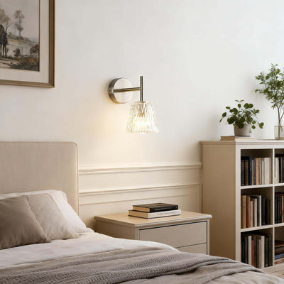 Lunexa Wall Lamp – Modern Glass Wall Sconce for Bedrooms | Rossolighting