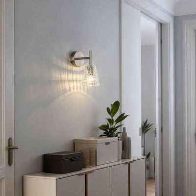 Lunexa Wall Lamp – Modern Glass Wall Sconce for Bedrooms | Rossolighting