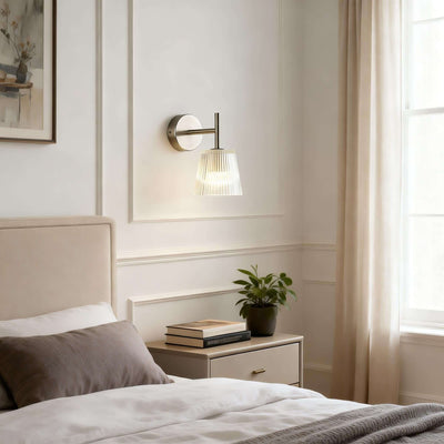 Lunexa Wall Lamp – Modern Glass Wall Sconce for Bedrooms | Rossolighting
