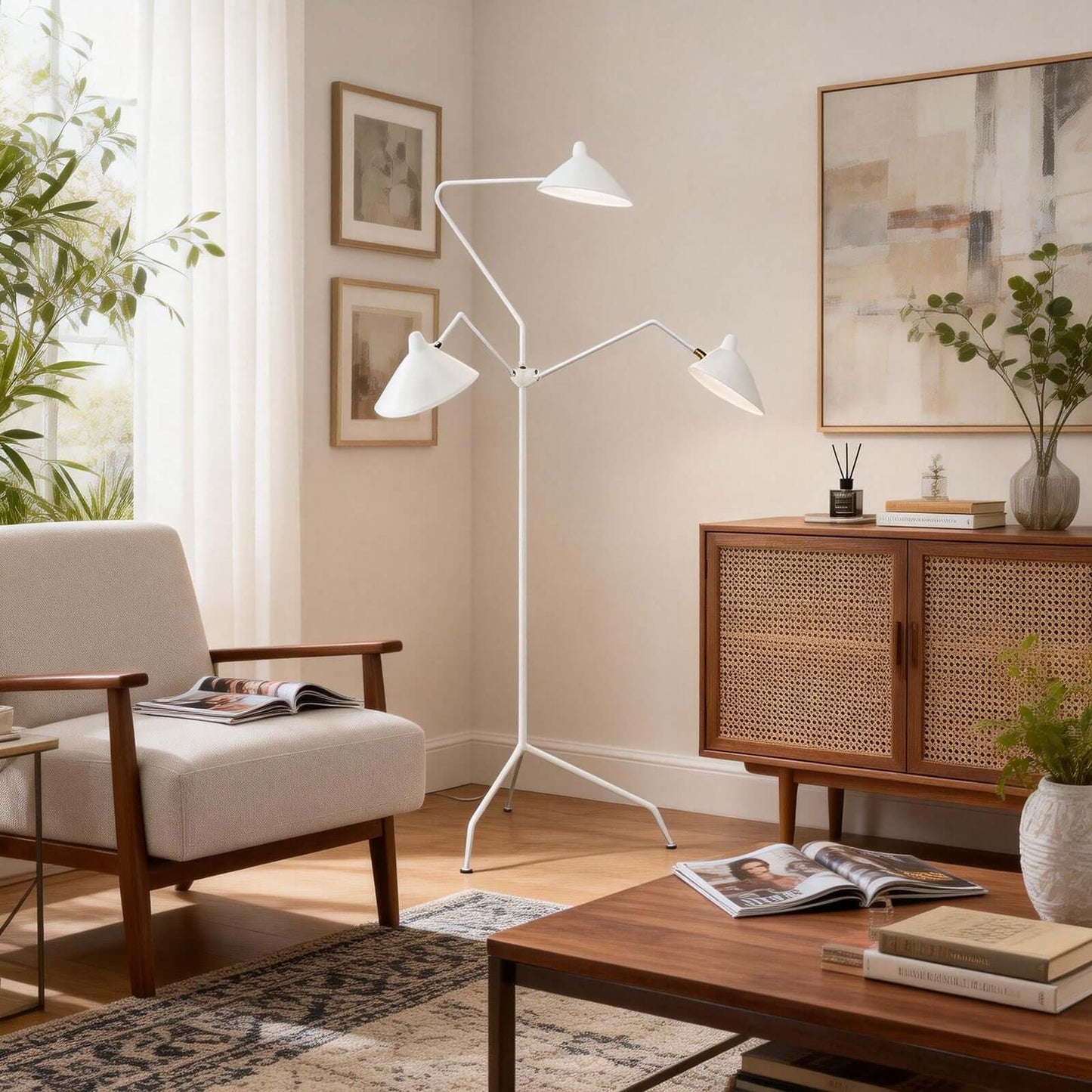 Lunira Floor Lamp – Minimalist Corner Floor Light for Modern Spaces