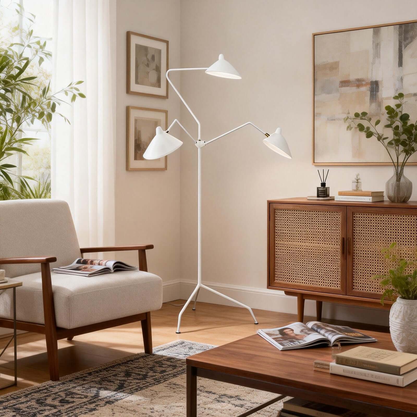 Lunira Floor Lamp – Minimalist Corner Floor Light for Modern Spaces