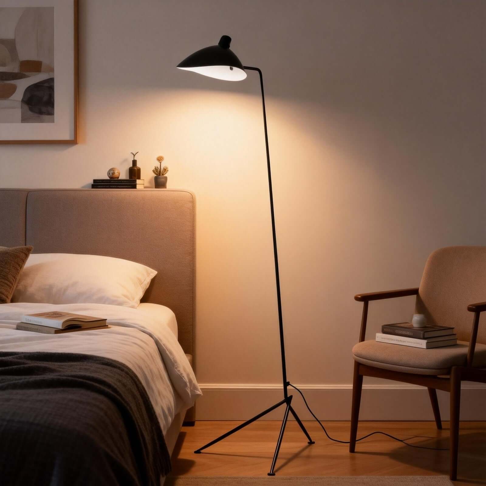 Lunira Floor Lamp – Minimalist Corner Floor Light for Modern Spaces