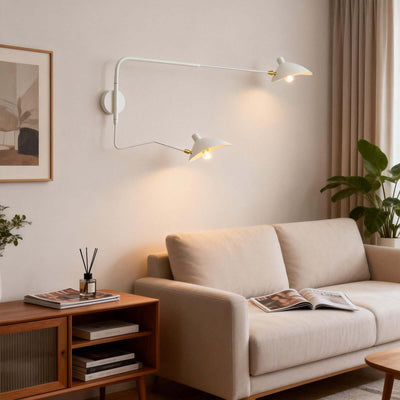 Lunira Wall Lamp – Articulating Wall Sconce for Living Room & Office | Rossolighting