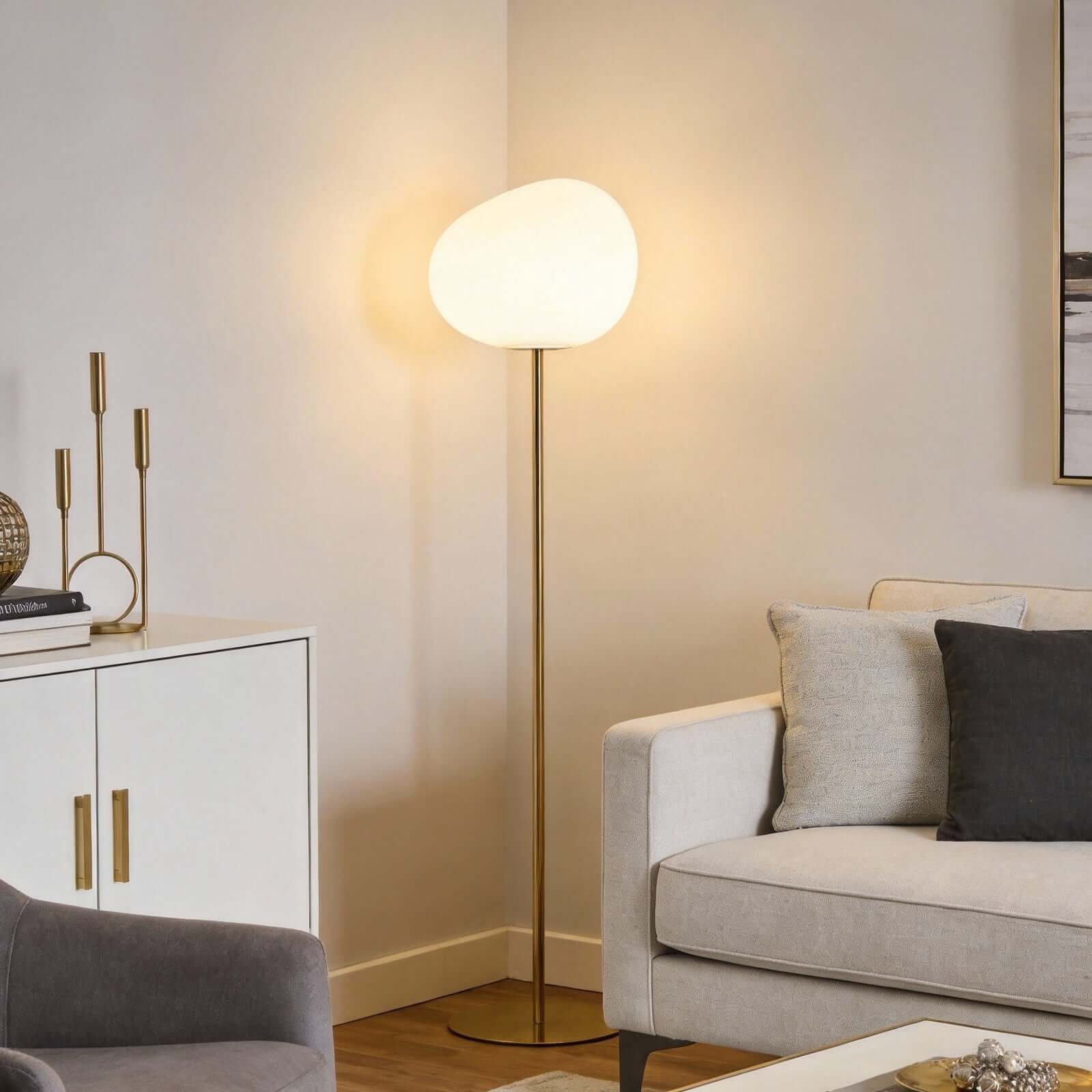 Lunqer Floor Lamp – Modern Minimalist Design for Living Room | Rossolighting