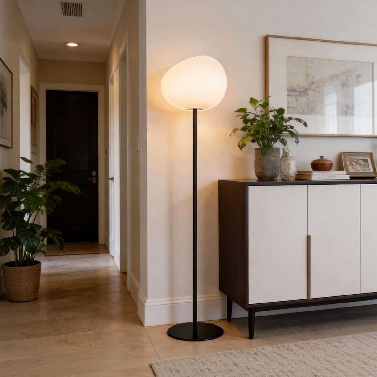 Lunqer Floor Lamp – Modern Minimalist Design for Living Room | Rossolighting
