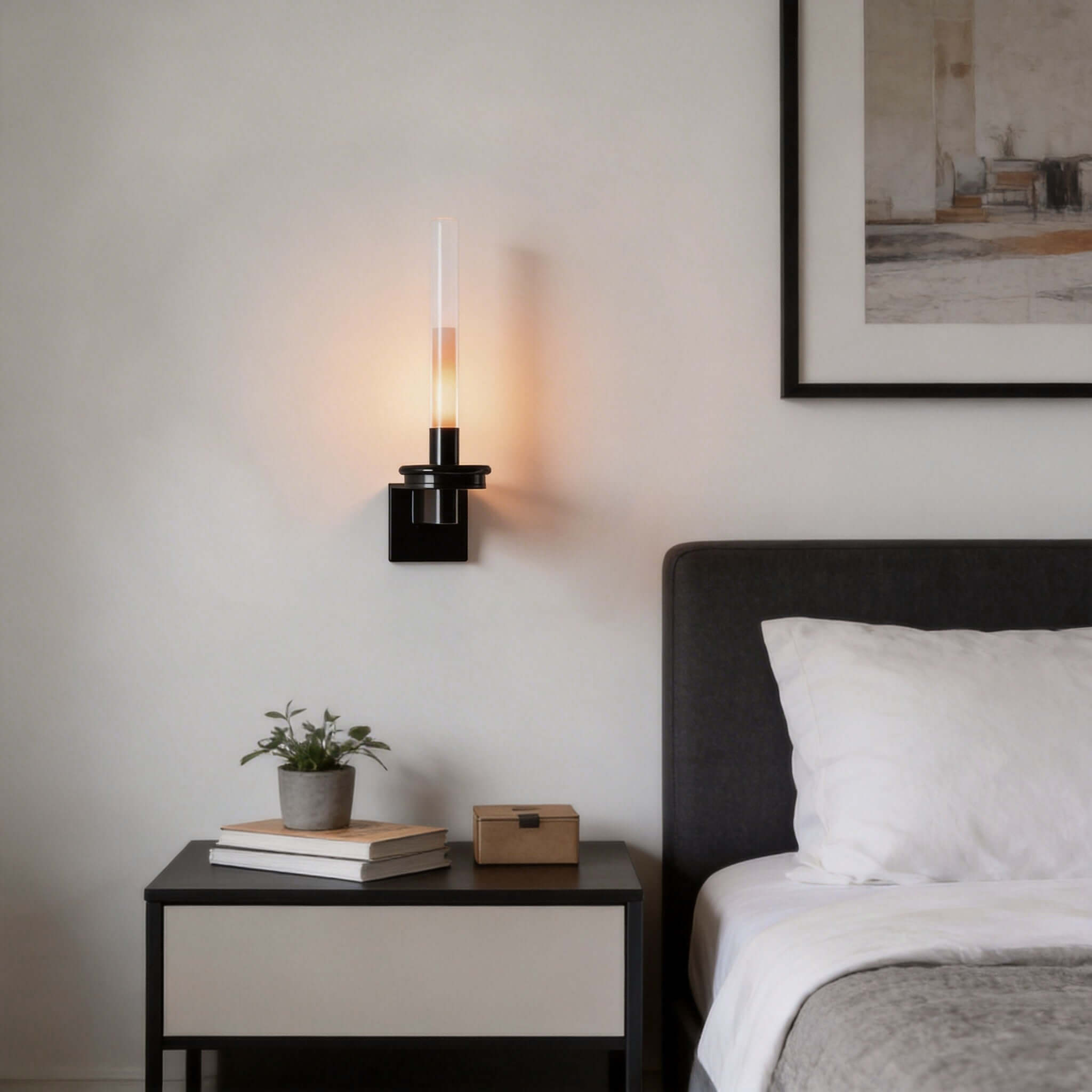 Lunqis Wall Lamp – LED Rechargeable Wall Sconce Light | Rossolighting
