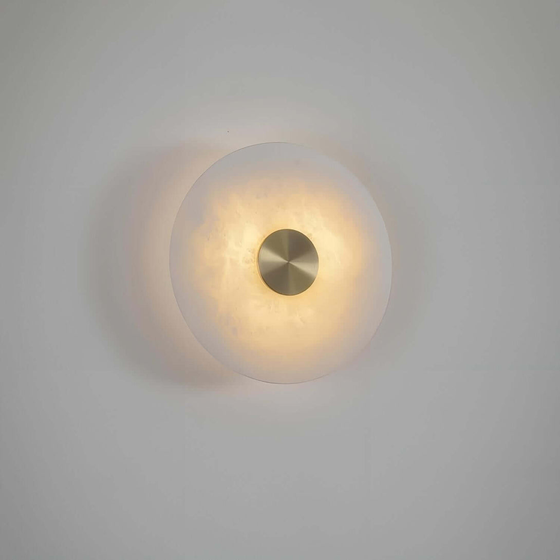 Lunvi Wall Sconce – Alabaster Sconce for Modern Spaces