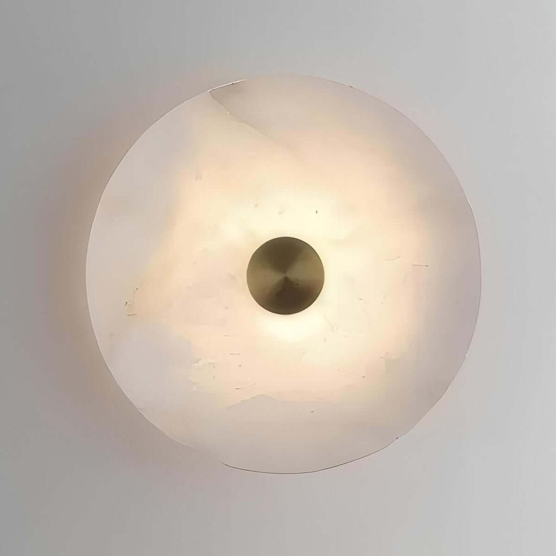 Lunvi Wall Sconce – Alabaster Sconce for Modern Spaces