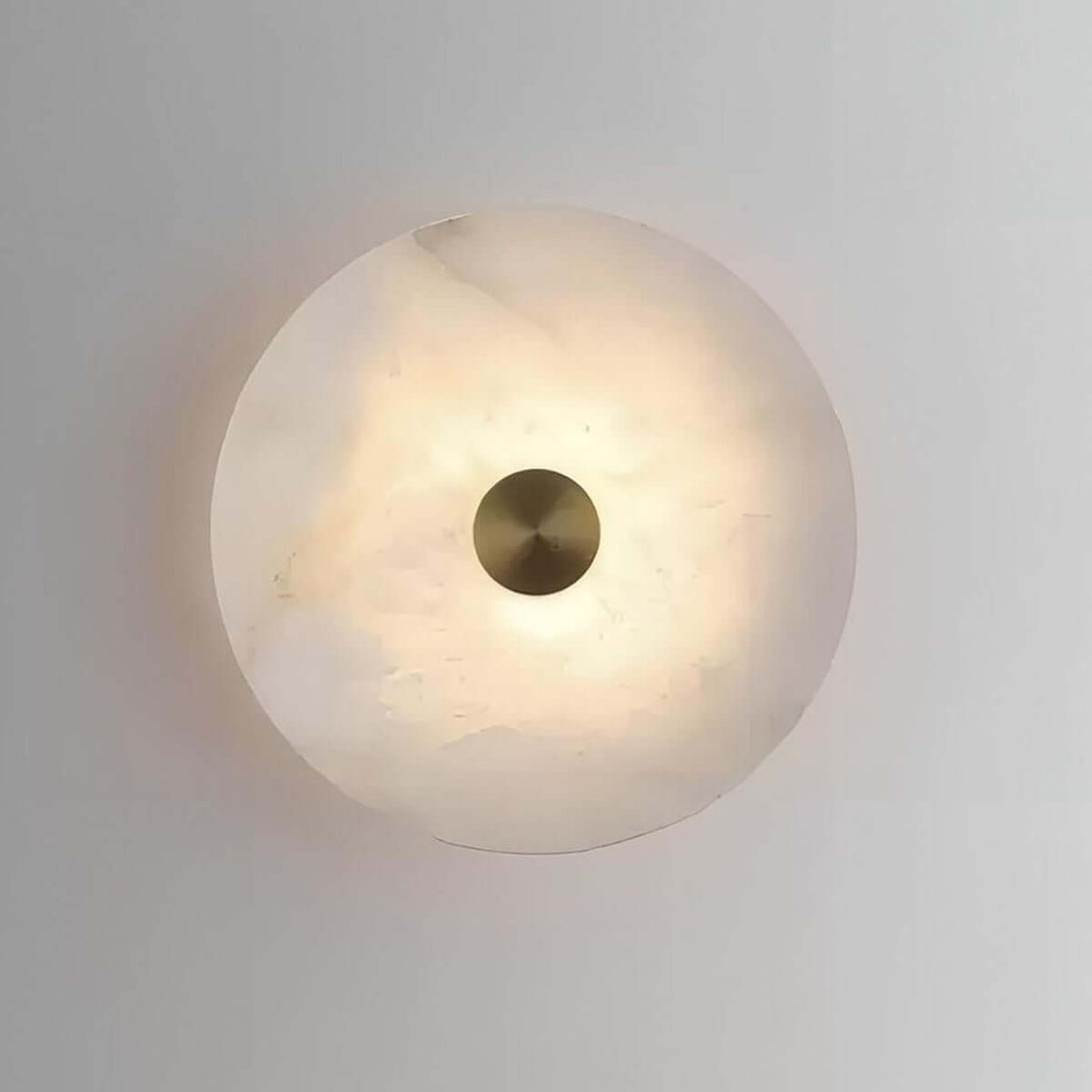Lunvi Wall Sconce – Alabaster Sconce for Modern Spaces