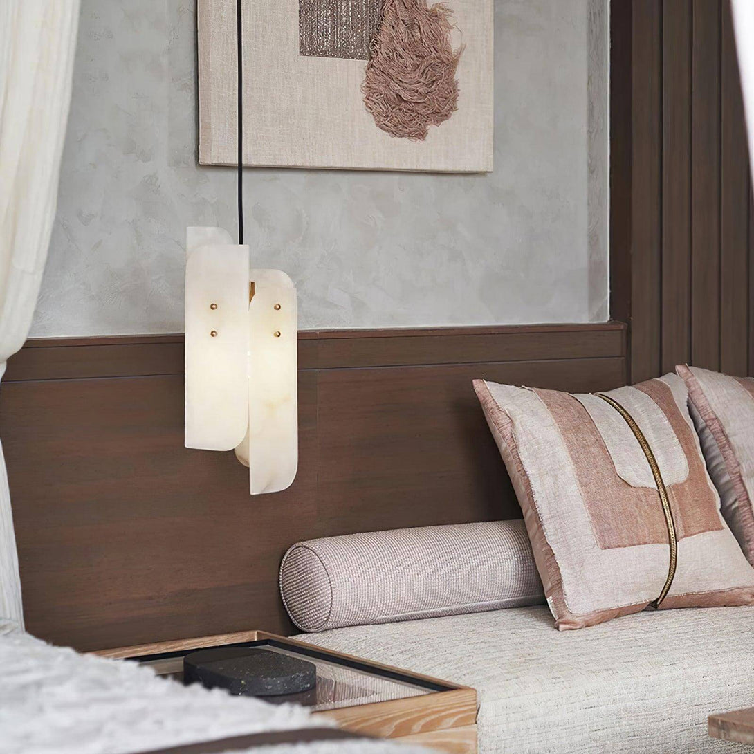 Lurex Pendant Light – Modern Bedroom Pendant Light in Brass