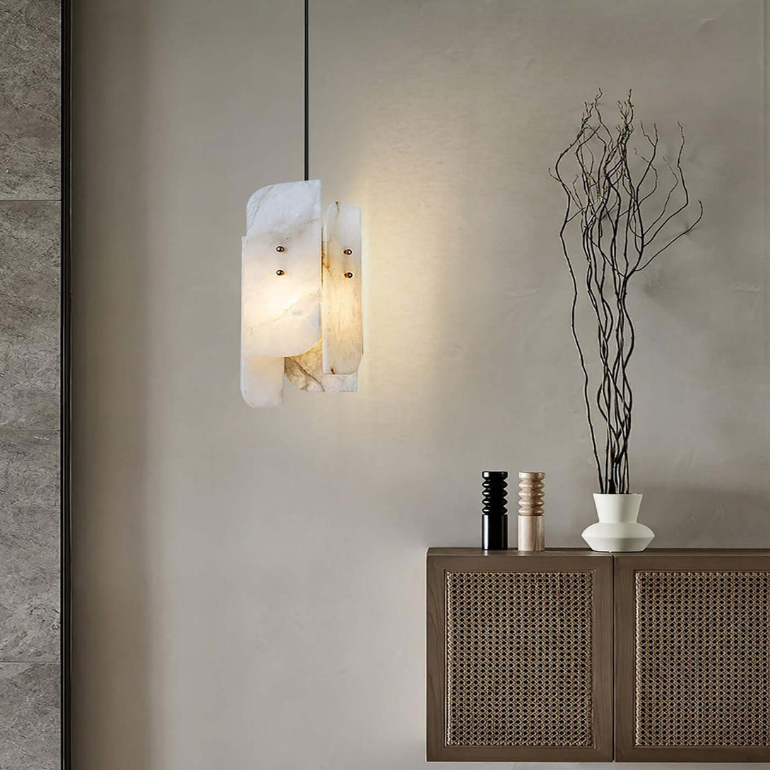 Lurex Pendant Light – Modern Bedroom Pendant Light in Brass