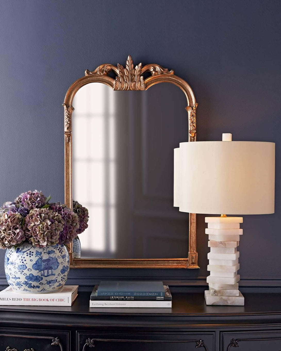 Lureza Alabaster Table Lamp – Art Deco Bedside Light