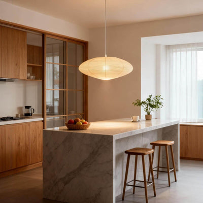 Lurvo Pendant Lamp | Japanese Living Room Pendant Light | Rossolighting