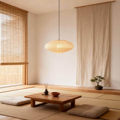 Lurvo Pendant Lamp | Japanese Living Room Pendant Light | Rossolighting