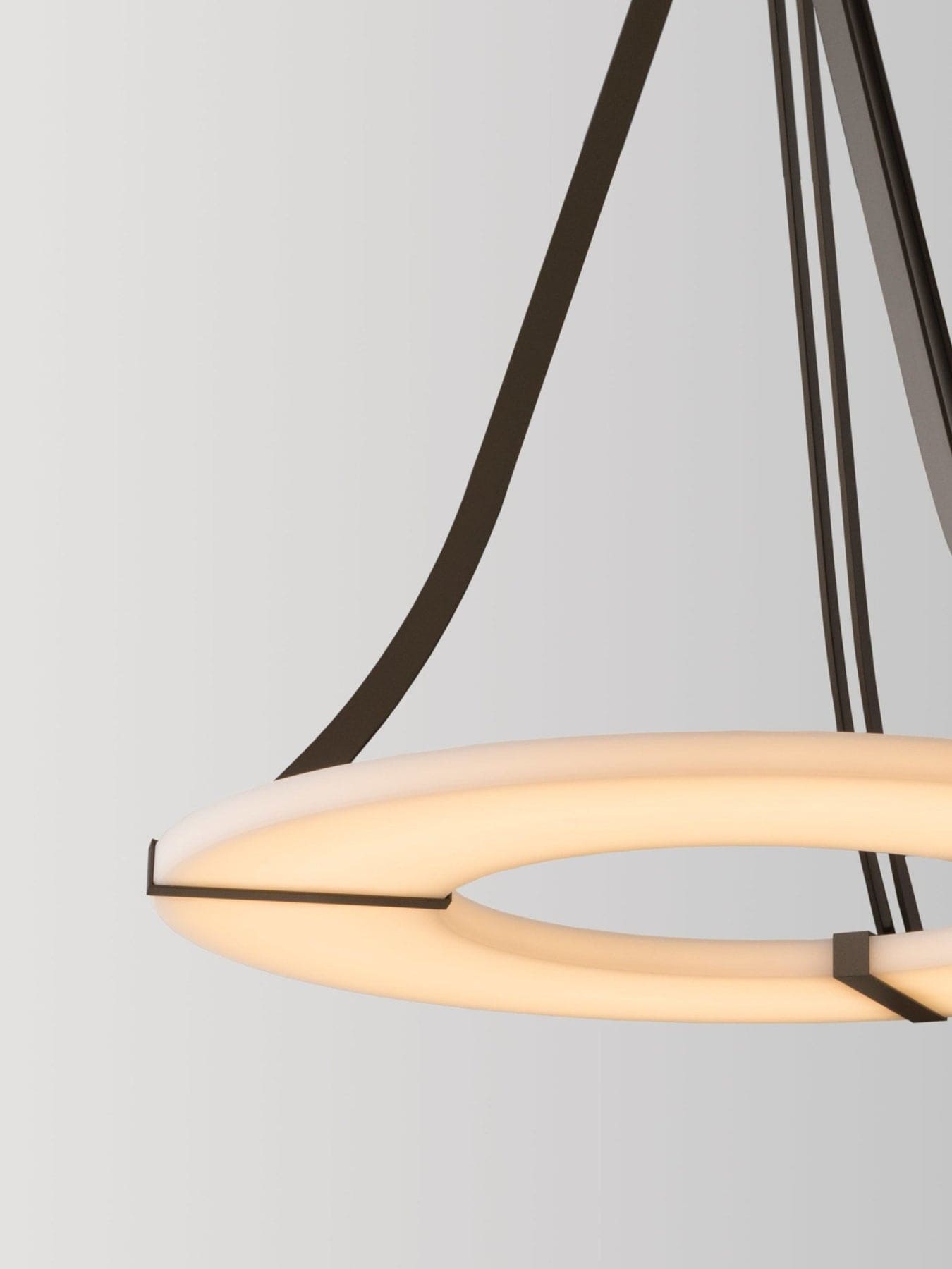 Lyquora Round Alabaster Chandelier for Dining Area | Rossolighting