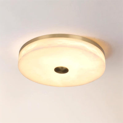 Mavriv Ceiling Lamp – Ceiling Lamps for Living Rooms, Round Alabaster | Rossolighting
