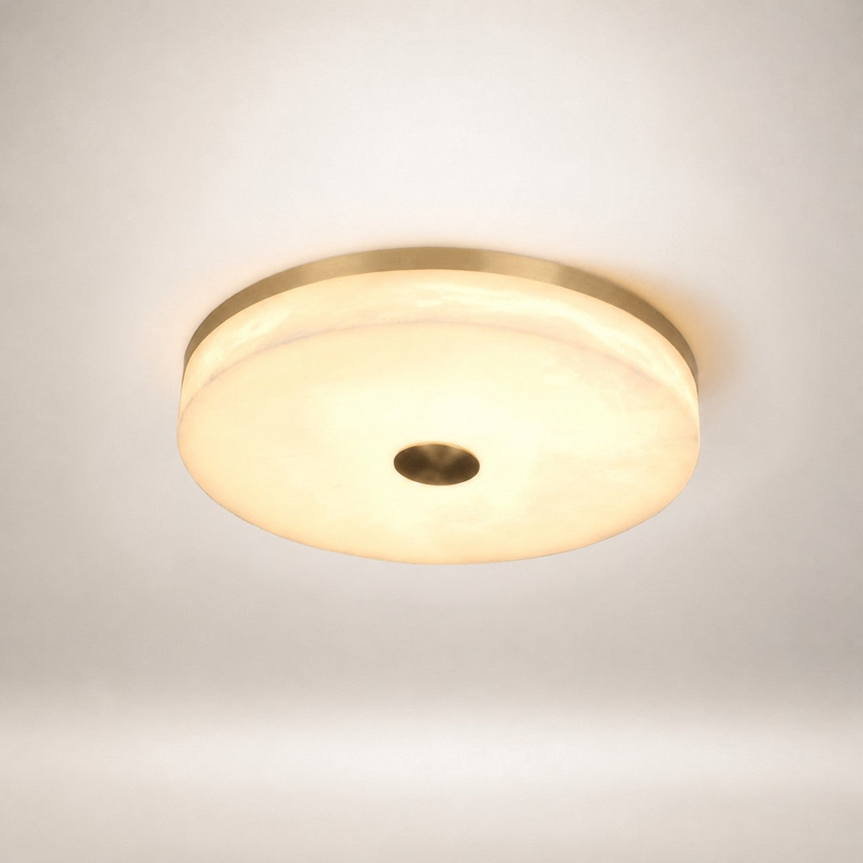 Mavriv Ceiling Lamp – Ceiling Lamps for Living Rooms, Round Alabaster | Rossolighting