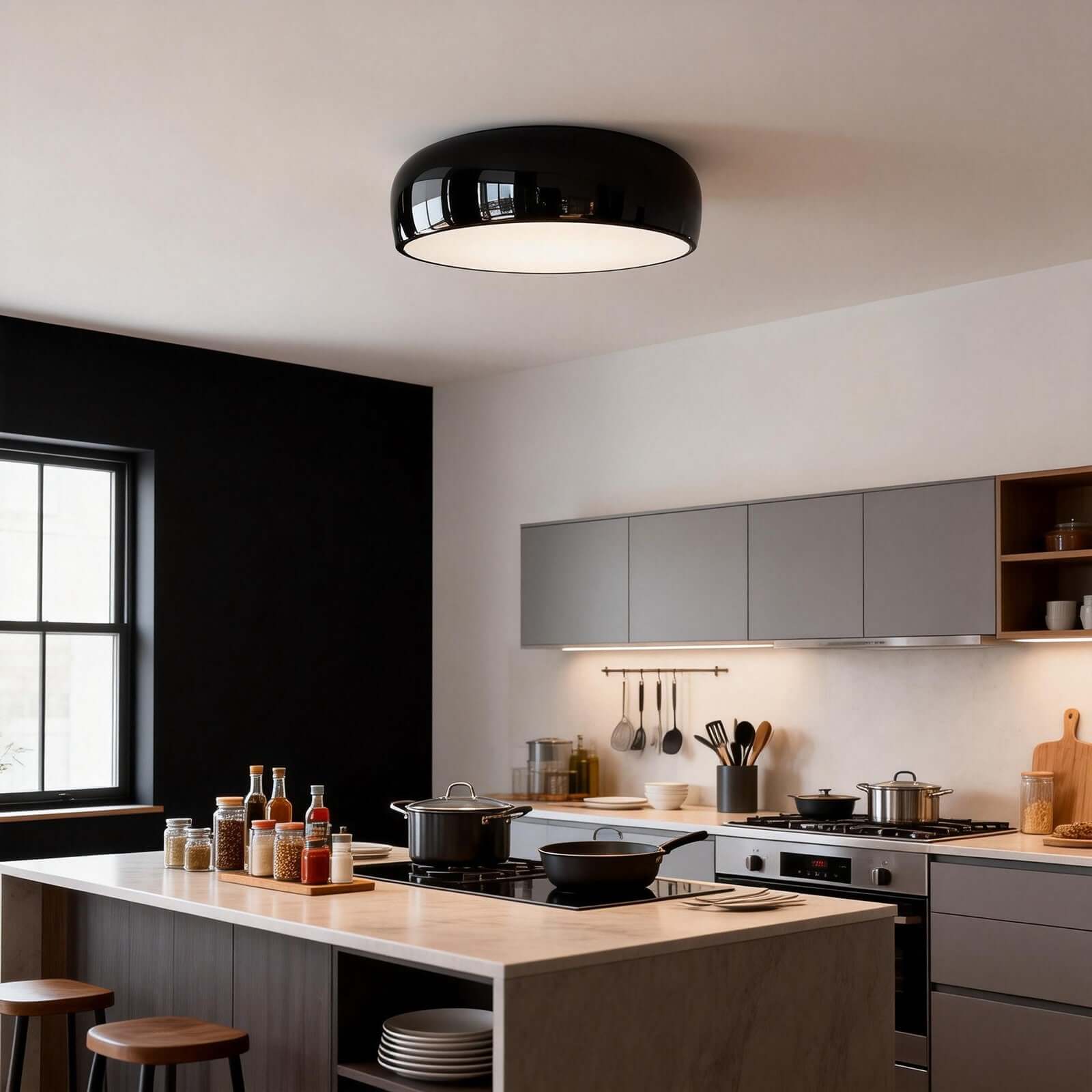 Mivara Ceiling Lamp – Scandi Ceiling Lamp for Bathroom & More | Rossolighting