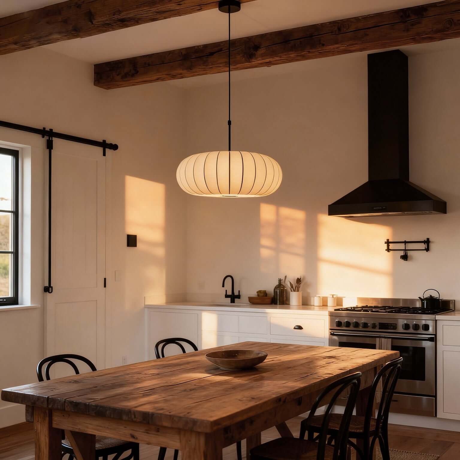 Monzel Pendant Lamp – Wabi-Sabi Dining Room Pendant Lamp | Rossolighting