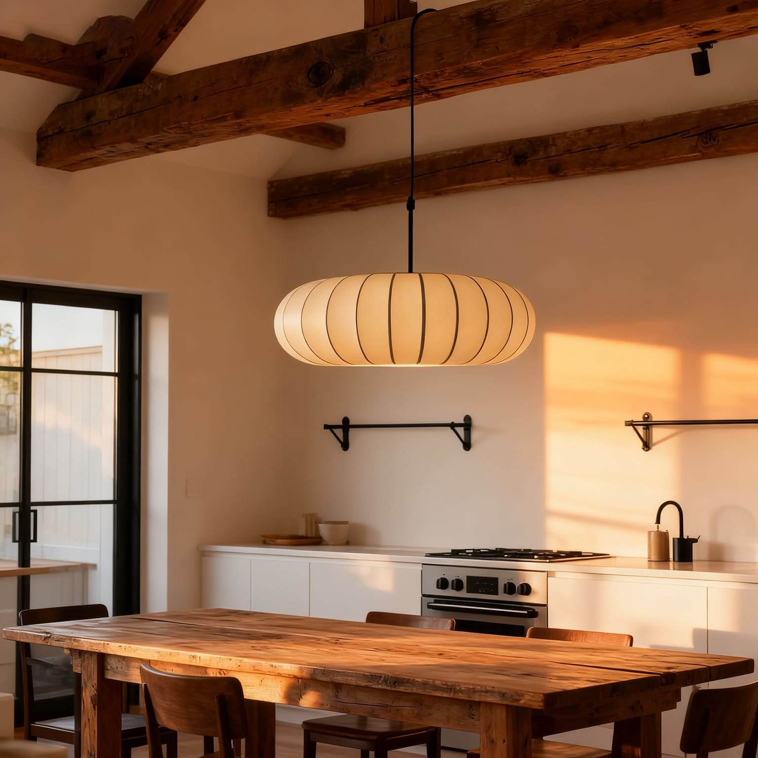 Monzel Pendant Lamp – Wabi-Sabi Dining Room Pendant Lamp | Rossolighting