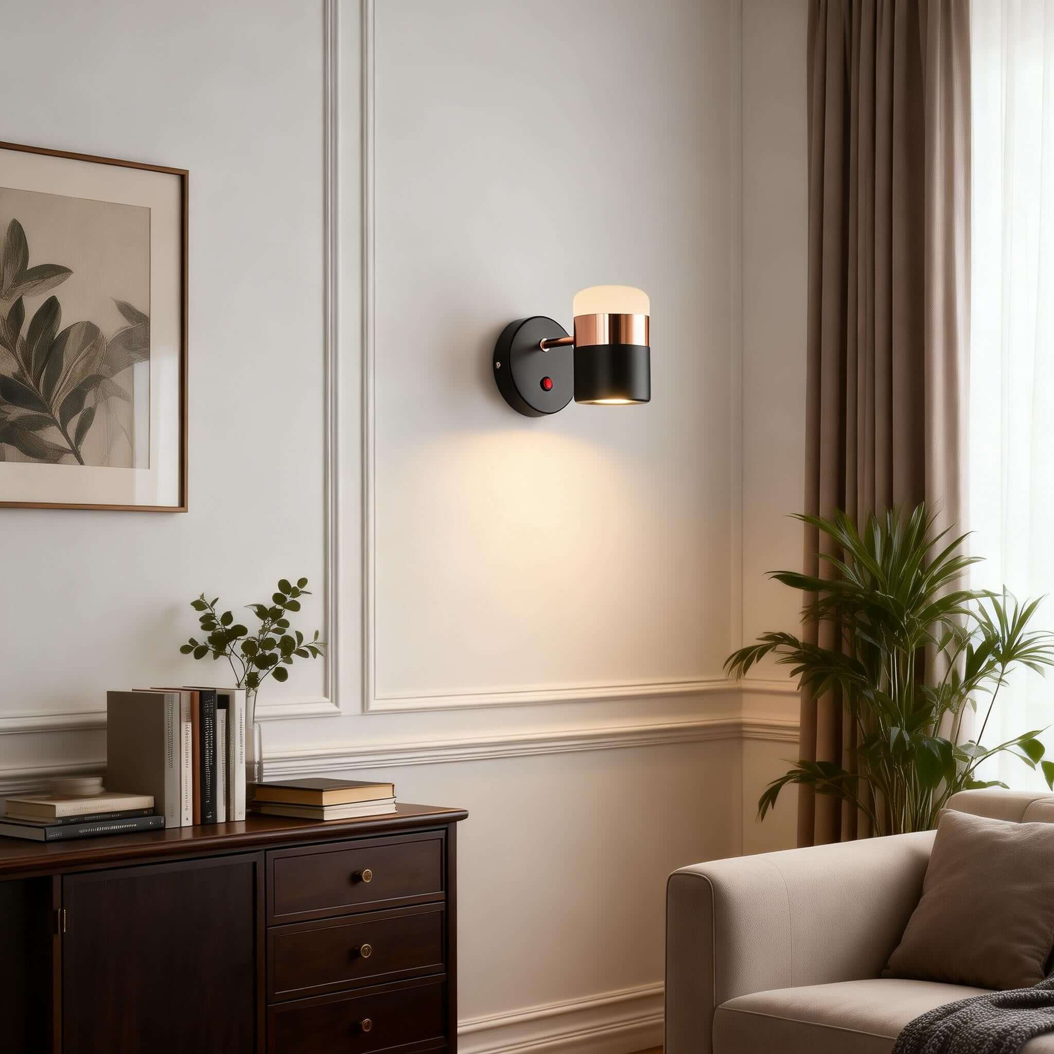 Morvex Wall Lamp | Small Wall Scope Light with Switch | Rossolighting