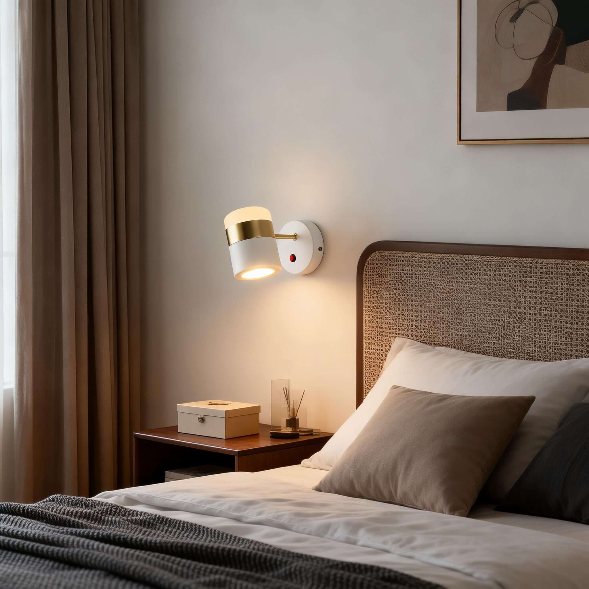 Morvex Wall Lamp | Small Wall Scope Light with Switch | Rossolighting