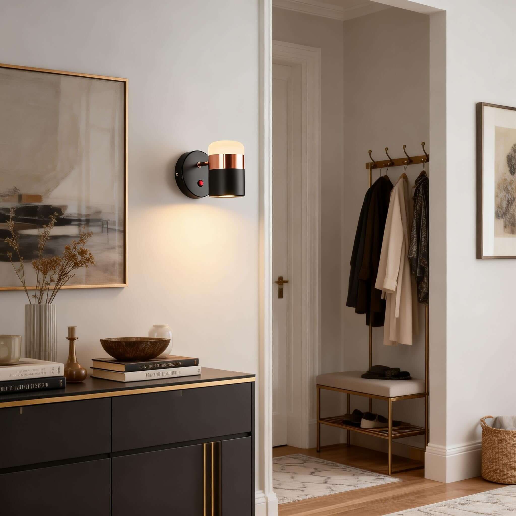 Morvex Wall Lamp | Small Wall Scope Light with Switch | Rossolighting