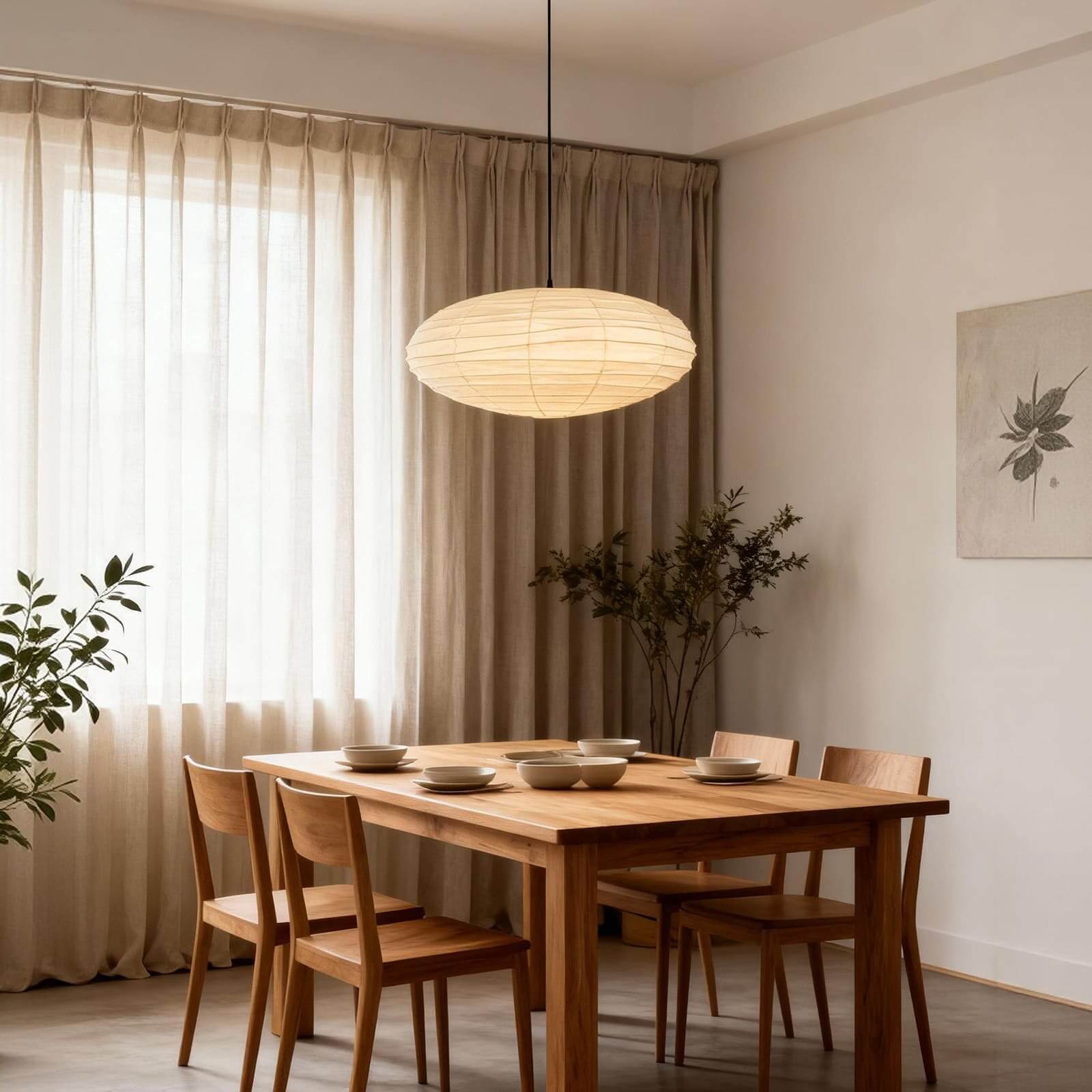 Myrin Pendant Lamp – Living Room Pendant Light, Japanese Style | Rossolighting