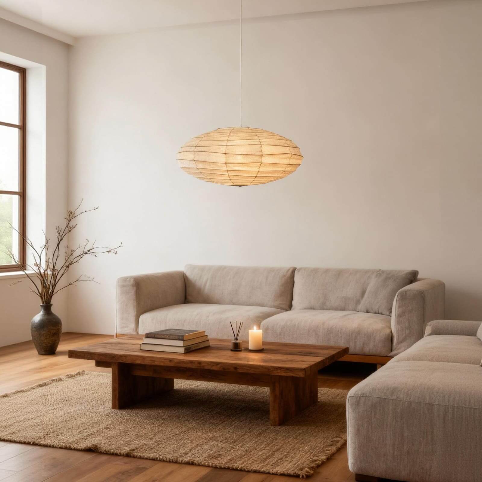 Myrin Pendant Lamp – Living Room Pendant Light, Japanese Style | Rossolighting