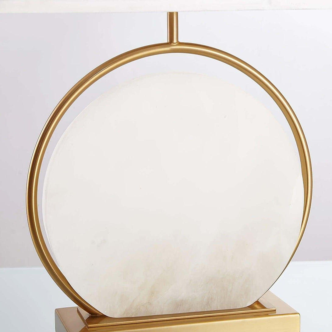 Omavi Alabaster Table Lamp – Unique Luxury Side Table Lamp