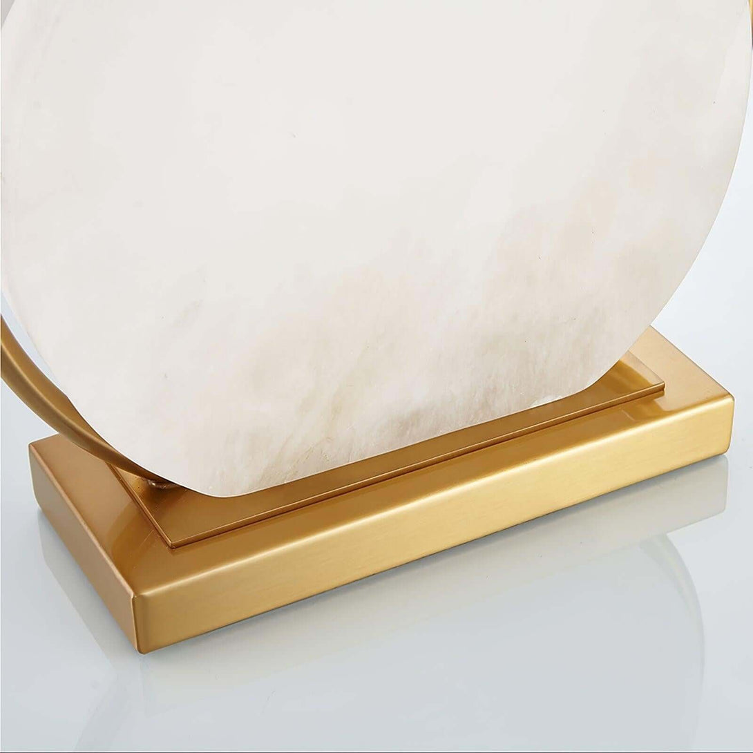 Omavi Alabaster Table Lamp – Unique Luxury Side Table Lamp