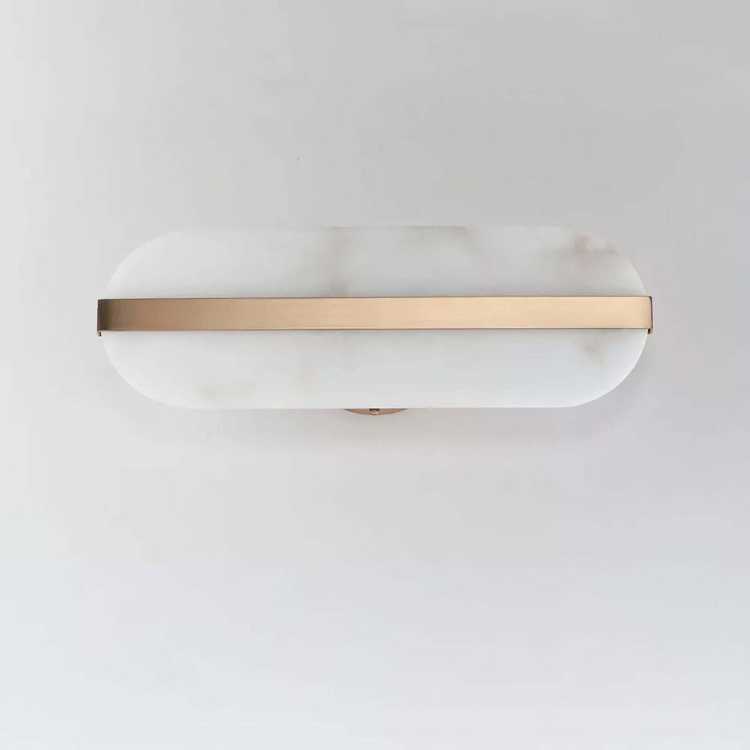 Orlen Wall Sconce – Alabaster and Brass Wall Sconce Light