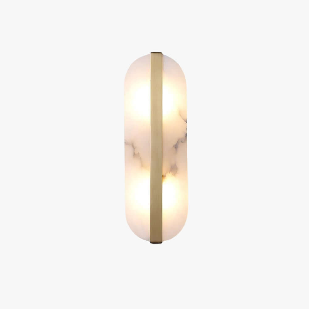 Orlen Wall Sconce – Alabaster and Brass Wall Sconce Light