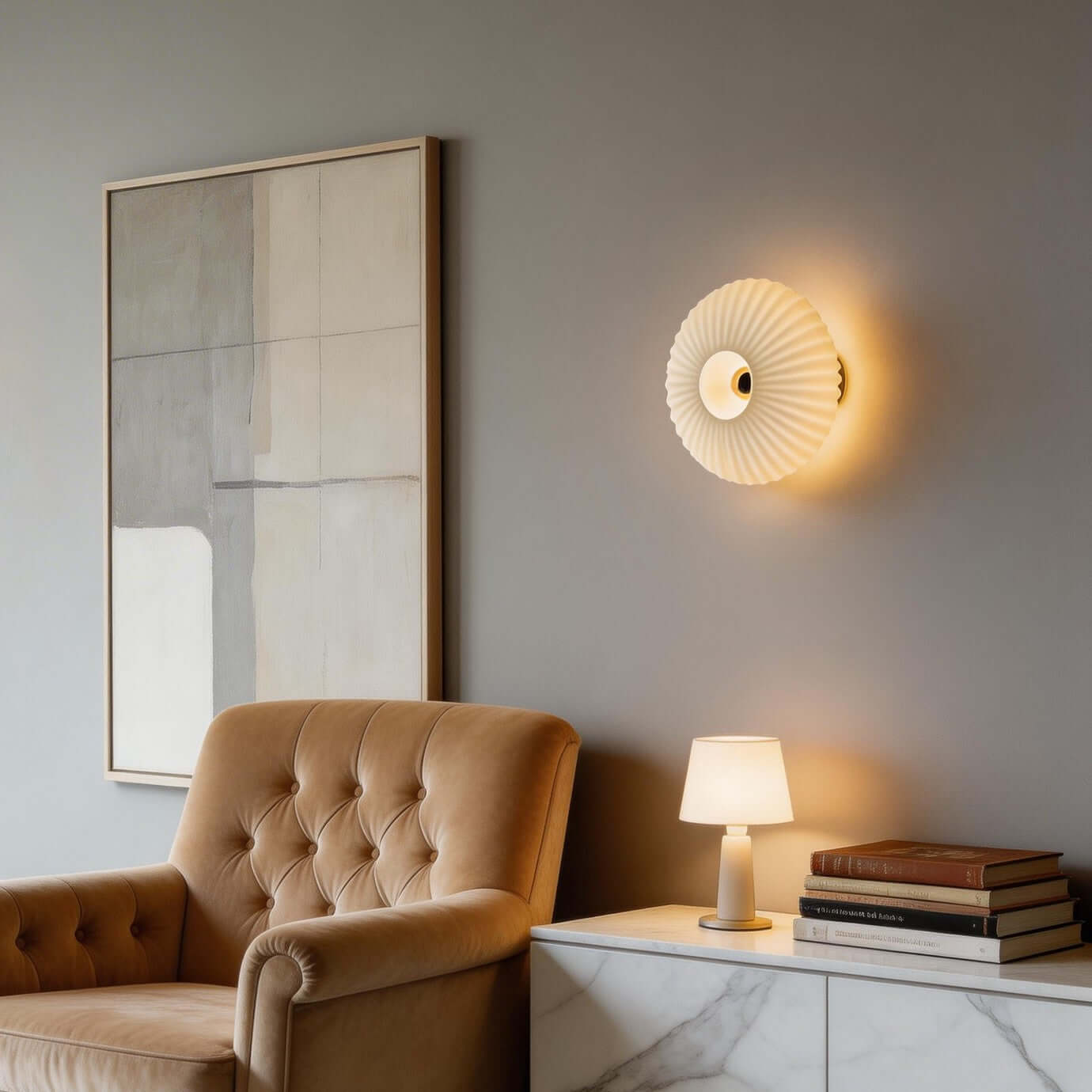 Qavion Wall Lamp – Modern Glass Wall Sconce for Hallways | Rossolighting