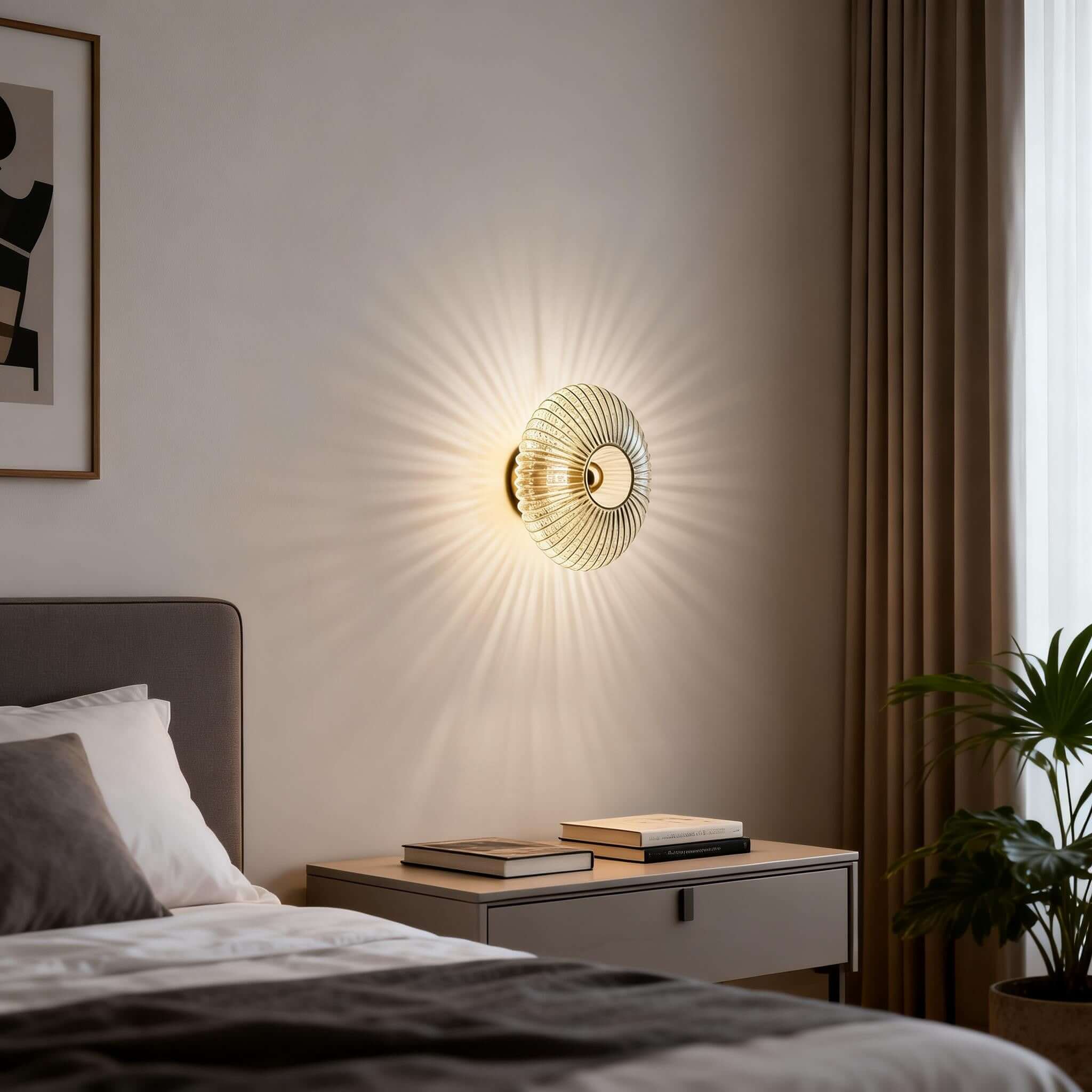 Qavion Wall Lamp – Modern Glass Wall Sconce for Hallways | Rossolighting