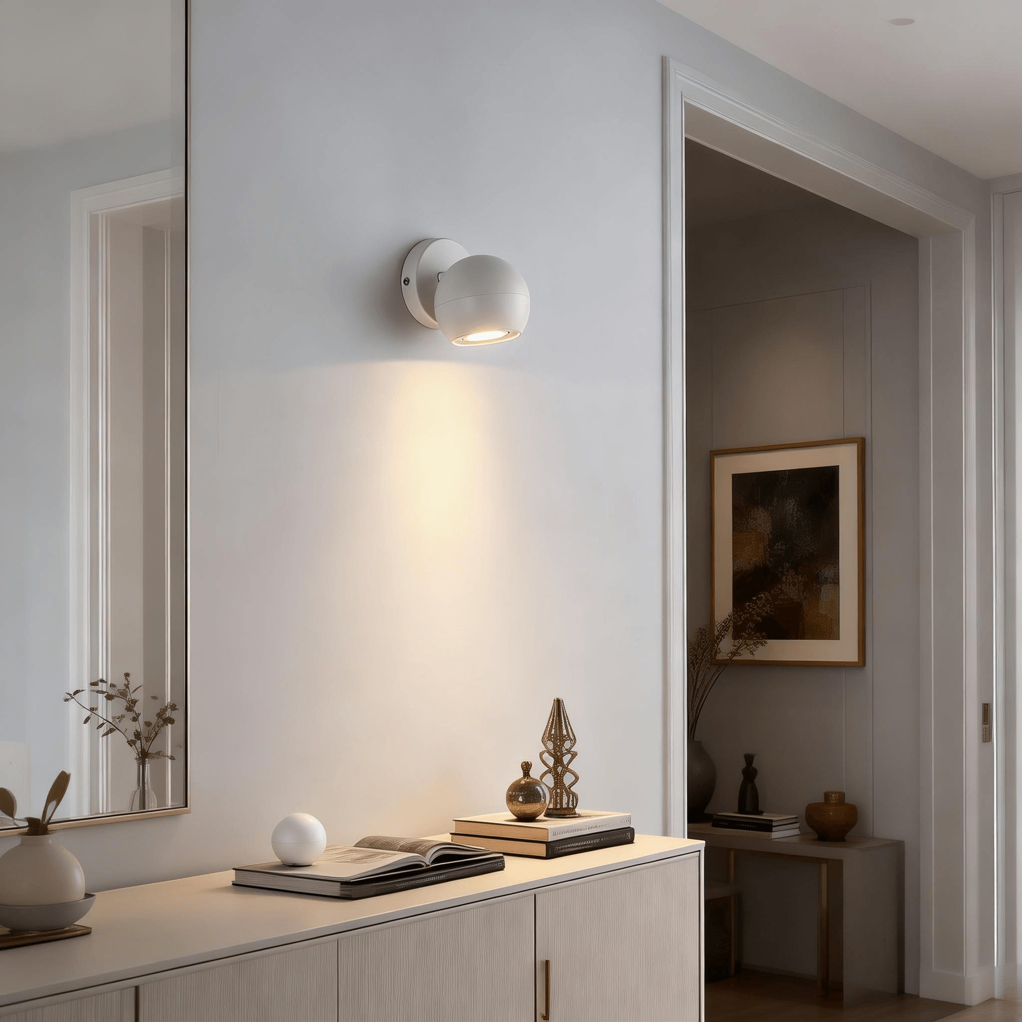 Qerlo Wall Lamp | LED Sconce Light with Modern Bedroom Sconces | Rossolighting