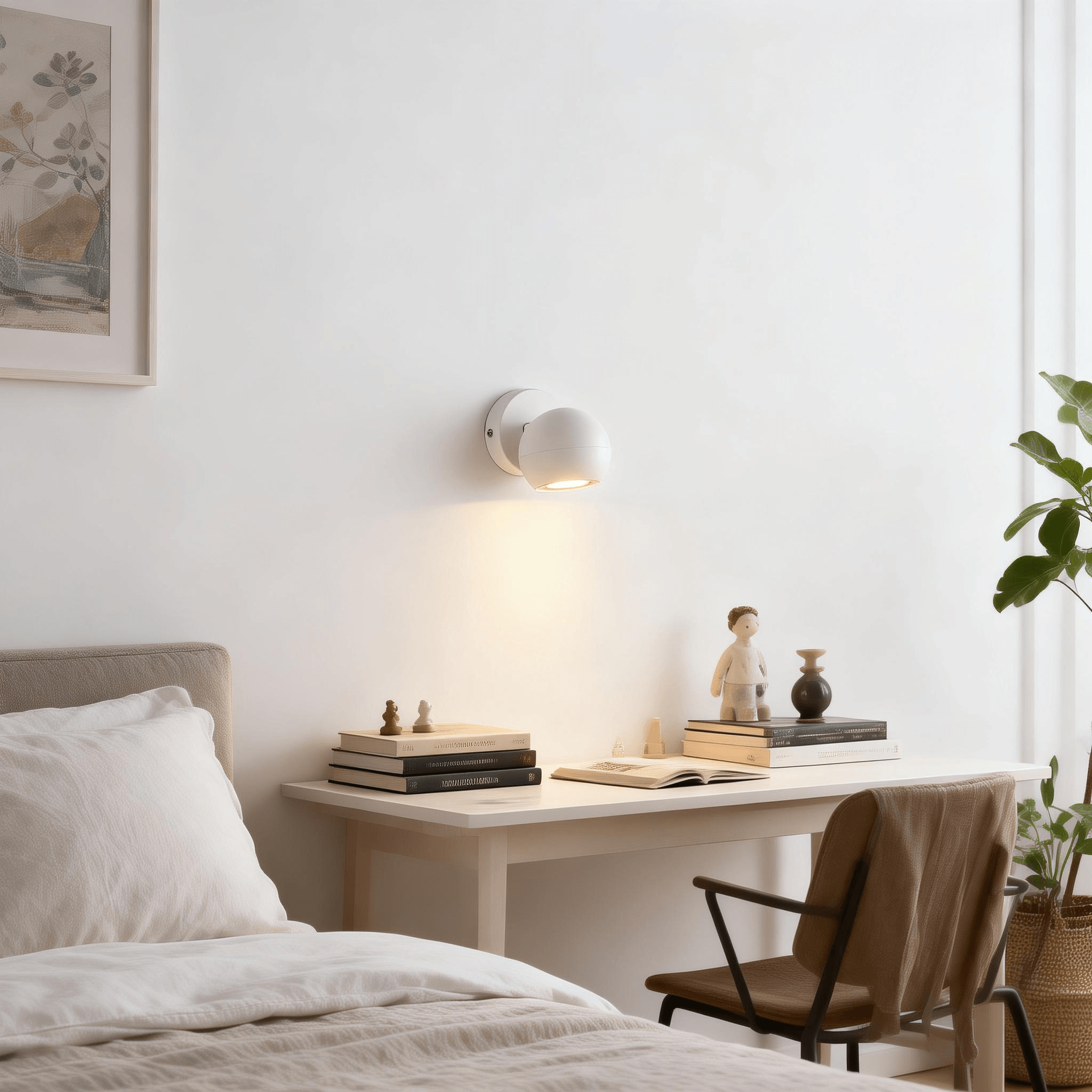 Qerlo Wall Lamp | LED Sconce Light with Modern Bedroom Sconces | Rossolighting