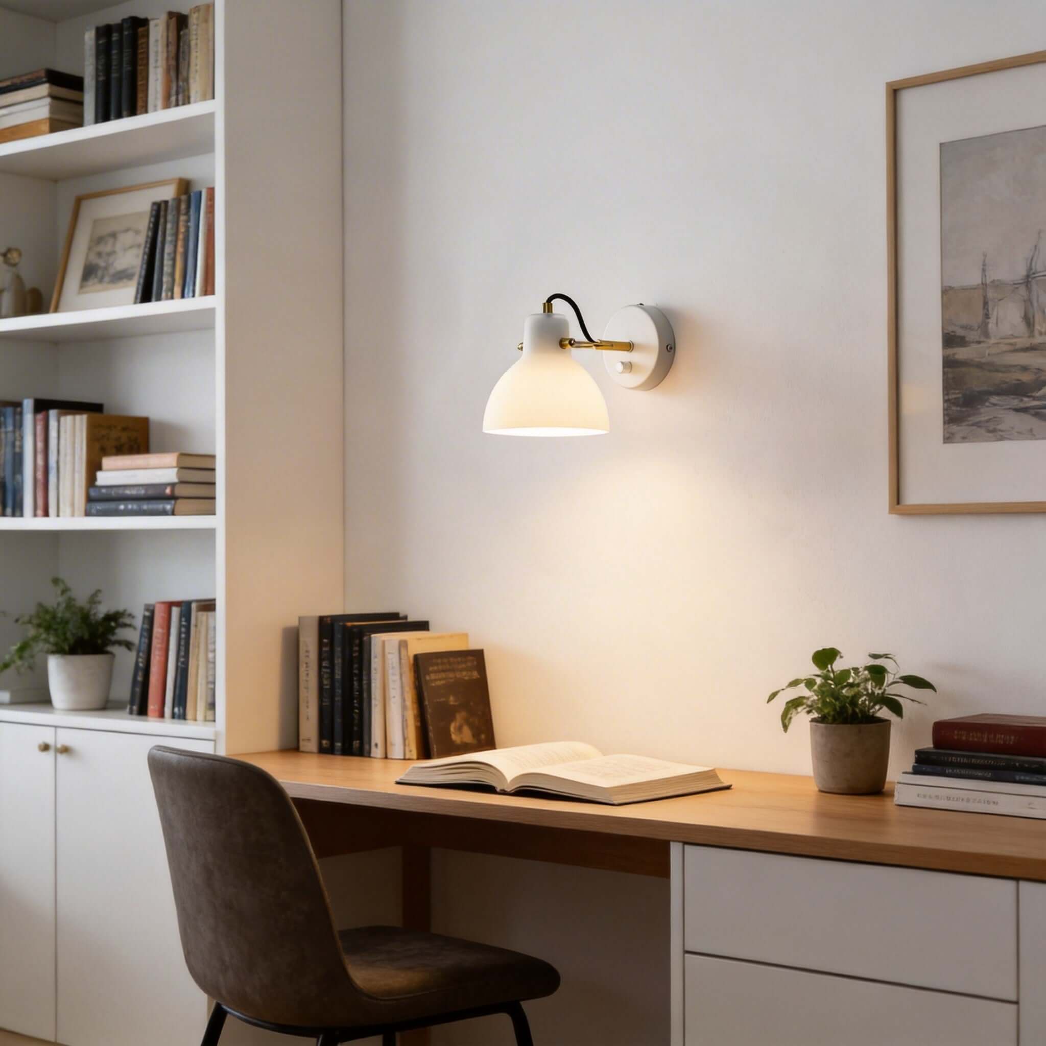 Ravlo Wall Lamp – Bedroom Lamps on Wall with Adjustable Arm | Rossolighting