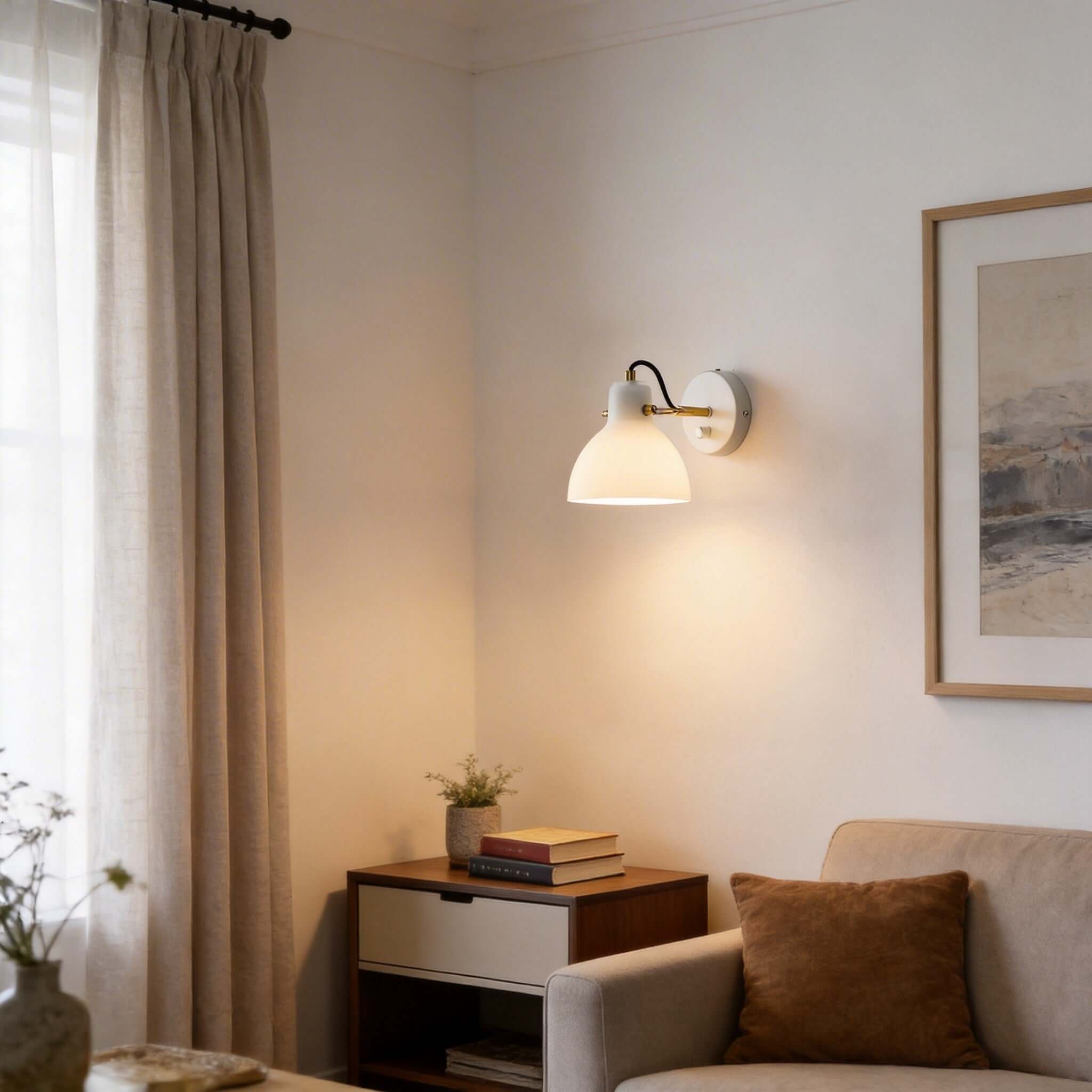 Ravlo Wall Lamp – Bedroom Lamps on Wall with Adjustable Arm | Rossolighting