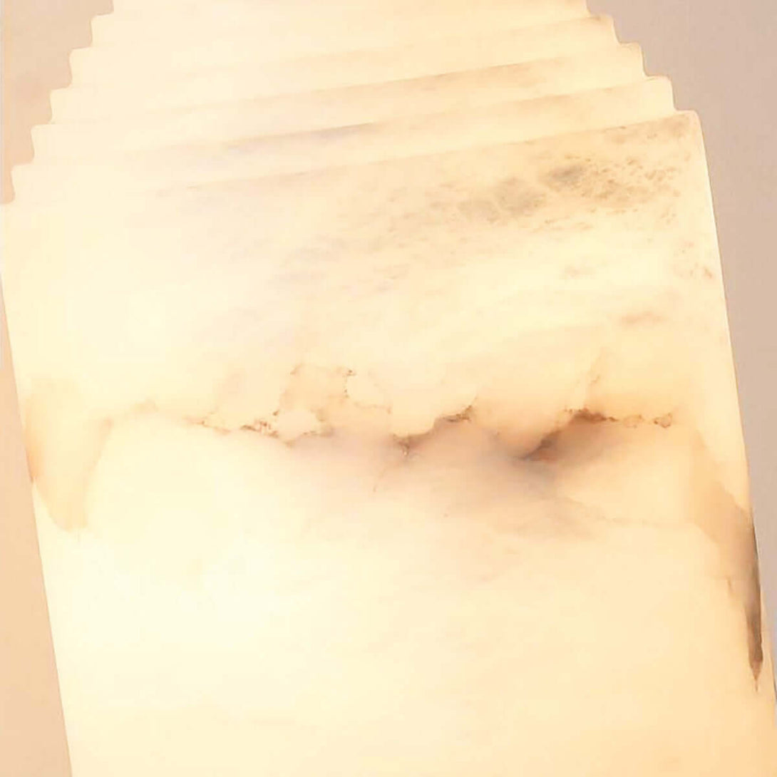 Senvor Table Lamp – Sculptural Alabaster Nightstand Lamps