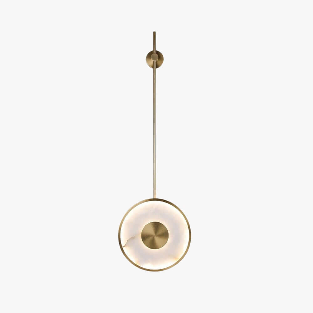 Tirun Wall Sconce – Alabaster and Brass Wall Sconce